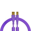 DJ TechTools 04 0021 Chroma Cables USB-A to B Dj Kablosu 1.5mt (Mor) | Farklı Renk Seçeneği Stüdyo Düzeni İçin